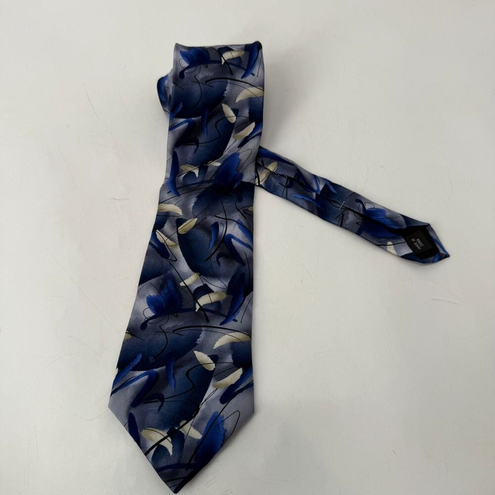 Jerry Garcia Silk Tie Men Blue Printed Collection Fifty-Seven California Mission